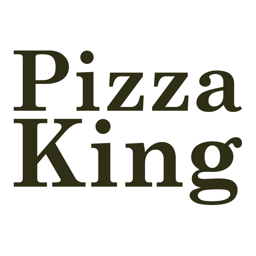 Pizza King Birkenhead logo.